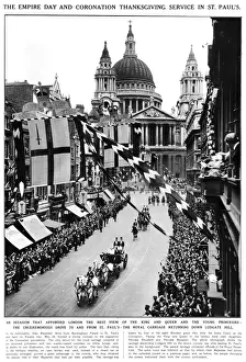 Ludgate Prints: Empire Day and Coronation thanksgiving service at St Paul s