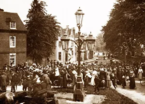 Empire Day, Park Road Solihull early 1900's