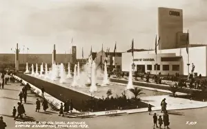 Bellahouston Prints: Empire Exhibition Scotland - Dominions and Colonial Avenues