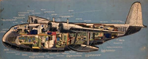 Air Plane Collection: Empire flying boat jigsaw