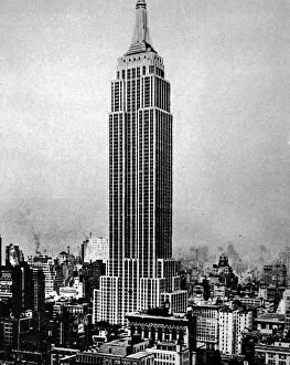 The Empire State Building, New York, 1945
