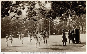 Quaker Collection: Employees performing Rhythmic Dancing - Bournville Works