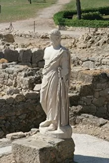 Images Dated 29th April 2006: Emporium. 570 BC. Asclepius, god of medicin. Neapolis