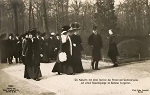 Constitutional Prints: Empress Augusta Victoria & daughter Princess Victoria Louise