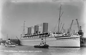 Empress of Britain at Southampton