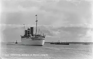 Smokestacks Prints: Empress of Britain in Southampton