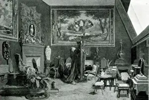 Tuileries Prints: Empress Eugenie's atelier, Tuileries Palace, Paris