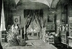 Tuileries Prints: Empress Eugenie's office, Tuileries Palace, Paris