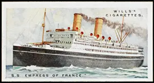 Cruises Prints: EMPRESS OF FRANCE