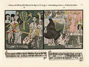 Resurrection Prints: Empress Helena raising a woman from the dead