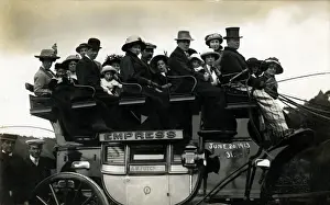 Empress Prints: The Empress - Horse Drawn Carriage, Bournemouth, Dorset
