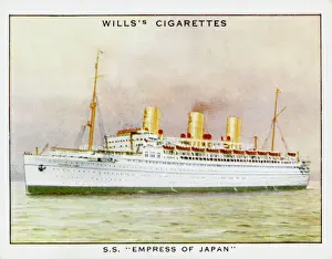 Pacific Prints: EMPRESS OF JAPAN SHIP