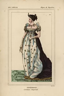 Josephine Gallery: Empress Josephine, ceremonial robes, 1763-1814