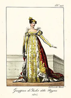 Domenico Cuciniello Prints: Empress Josephine of France in ceremonial robes, 1804