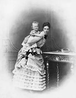 Empress Maria Feodorovna with her son Nicholas