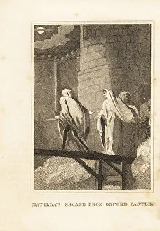 Escaping Prints: Empress Matilda escaping the siege of Oxford, 1142