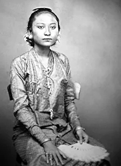 Javanese Prints: Empress of Surakarta, Java - pre-1900