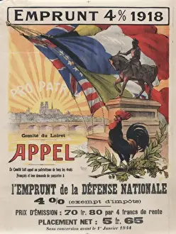 Emprunt Prints: Emprunt 4% 1918... l Emprunt de la Defense Nationale