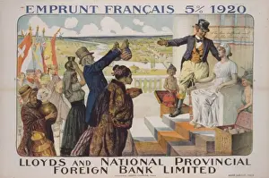 Lloyds Prints: Emprunt Francais 5 percent 1920 - Lloyds and National Provin