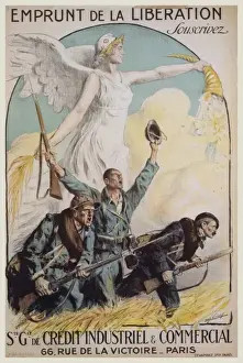 Emprunt Prints: Emprunt de la Liberation. Souscrivez. Ste. Gle. de Credit In