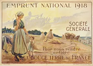 Emprunt Prints: Emprunt National 1918. Societe Generale, pour nous rendre en