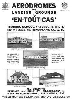 Hangars Prints: En-Tout-Cas Aerodromes & Hangars