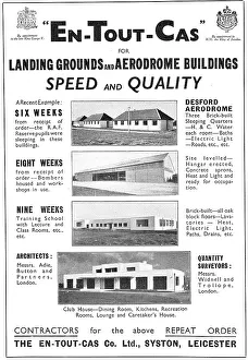 Hangars Prints: En-Tout-Cas Aerodromes & Hangars