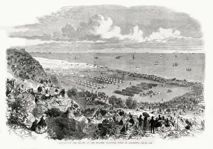 Encampment and Review - Suffolk Volunteer Corps at Lowestoft