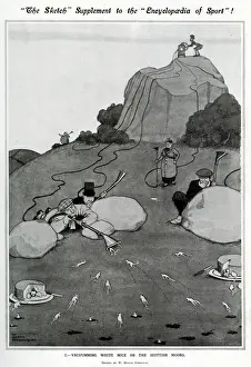 Vacuuming Prints: Encyclopedia of Sport by William Heath Robinson