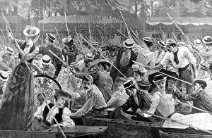 Images Dated 20th August 2004: The End of the Henley Regatta, 1893