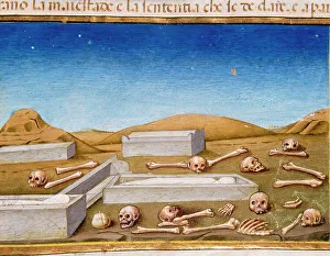 Sepulcher Prints: The End of the world and the Last Judgement. The dead will c