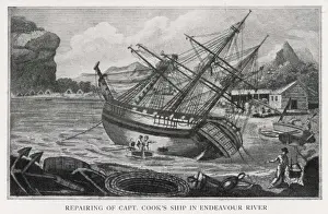 Endeavour being Mended