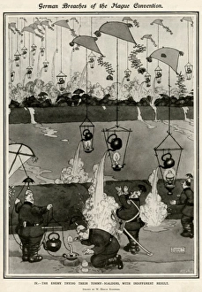 The enemy trying their tommy - scalders by W H Robinson The enemy trying their tommy - scalders by W H Robinson