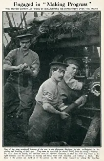 Fuse Prints: Engaged in Making Progress, WW1