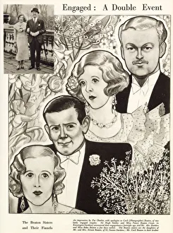 Images Dated 17th January 2020: Engagement of the Beaton sisters