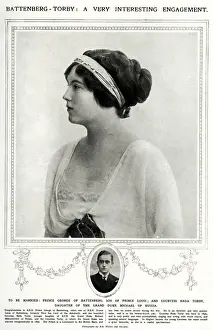 Marchioness Prints: Engagement of George of Battenberg & Countess Nada Torby