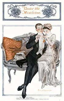 Wooing Prints: Engagement under the mistletoe