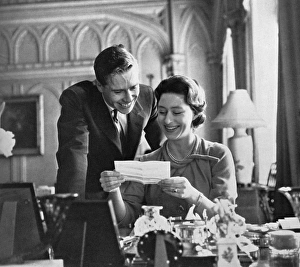 Images Dated 22nd August 2011: Engagement of Princess Margaret and Antony Armstrong-Jones
