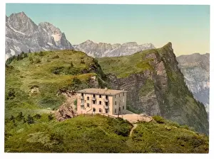 Engelberg Prints: Engelberg Valley, Hotel Trubsee, Bernese Oberland, Switzerla