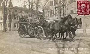Departments Prints: Engine Five, Salem fire department