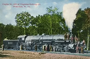 Railroad Gallery: Engine no. 600, Virginian Railway Company, USA