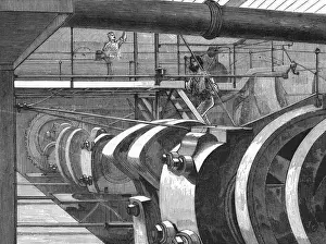 Steamship Prints: Engine-Room of H. M. S. Warrior