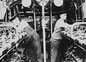 Engine room of LFB fireboat Massey Shaw