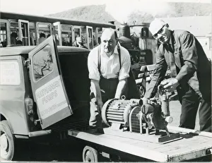 Engine test of machinery by Lawrence Hathaway