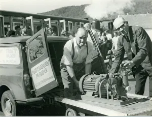 Hathaway Prints: Engine test of machinery by Lawrence Hathaway