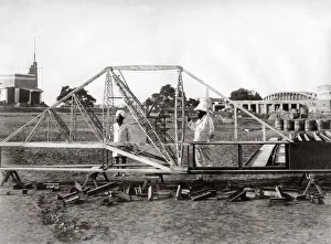 Engineering model cantilever bridge, India, c. 1880 s