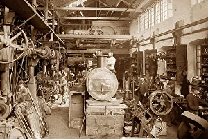 Mustard Prints: Engineering Shop, Colmans Mustard, Vorwich