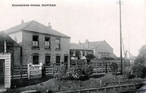 Engineering Works - by the Cambridge & Wisbech Railway