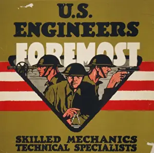 Specialists Prints: US Engineers - Foremost Skilled mechanics, technical special