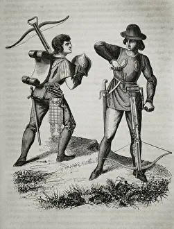 Crossbow Prints: England (15th c. ). Archiers during the kingdom